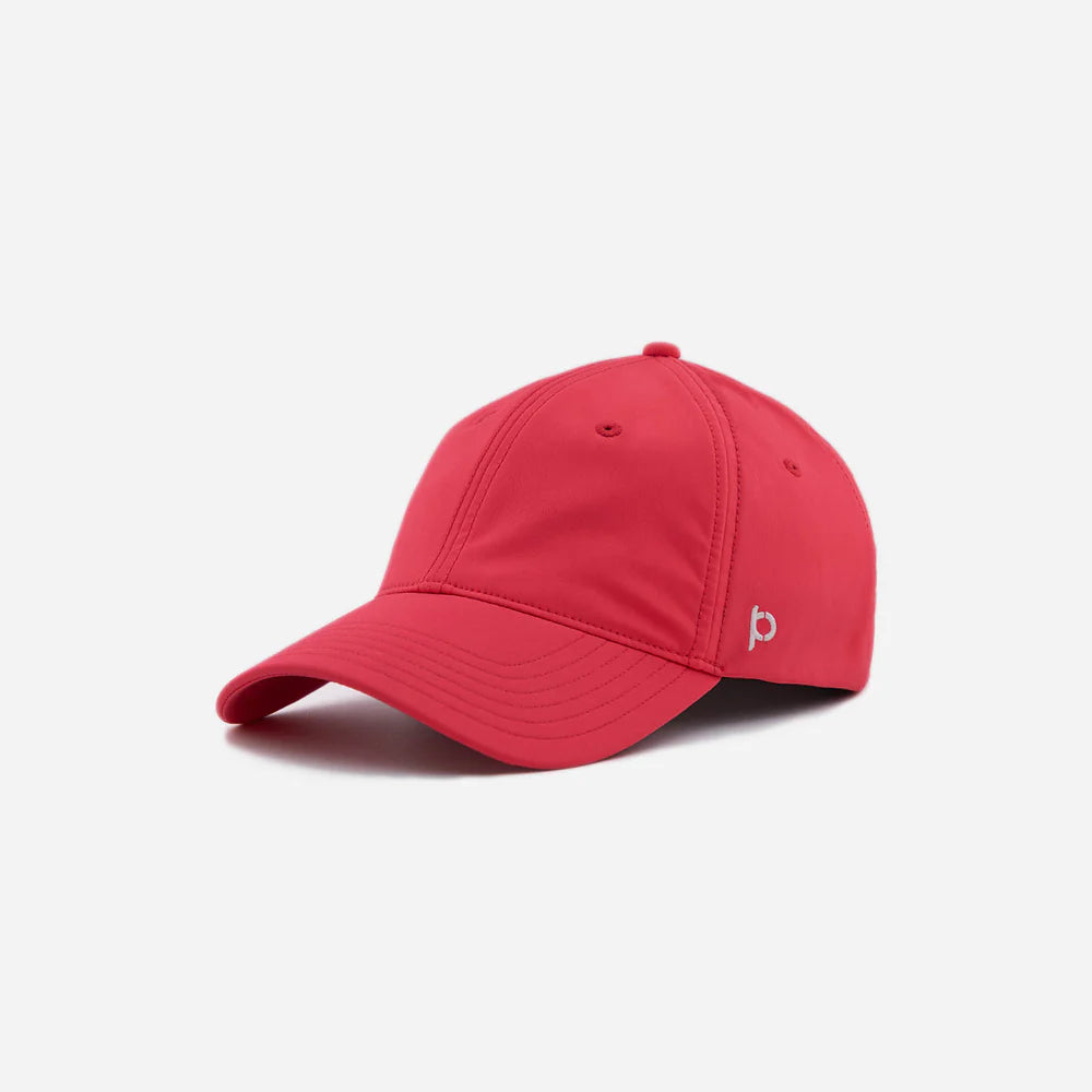 Ponycasquette en rouge