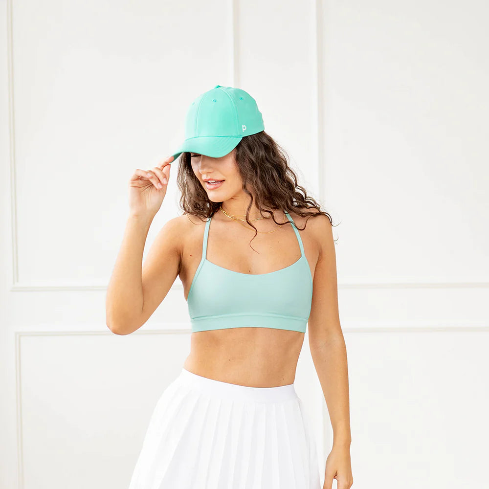 Ponycasquette en seafoam