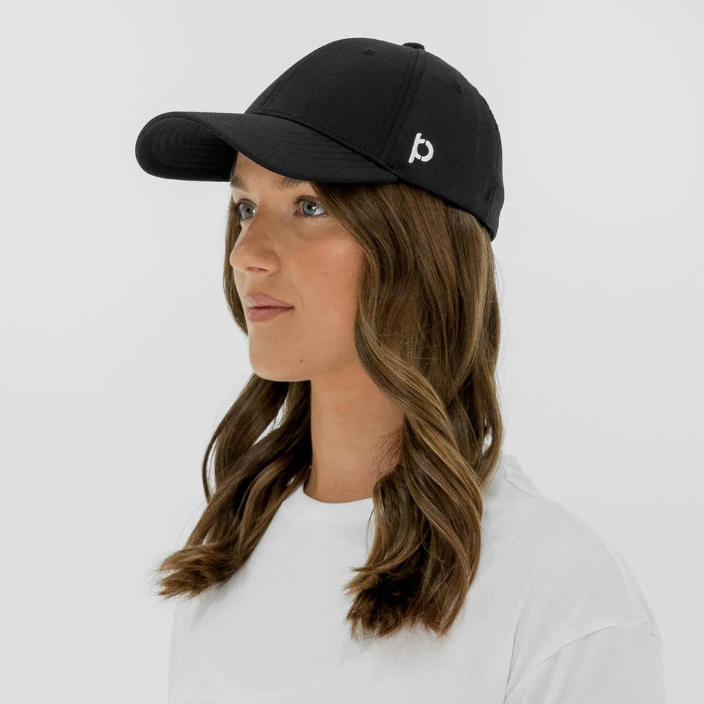 Ponycasquette en noir