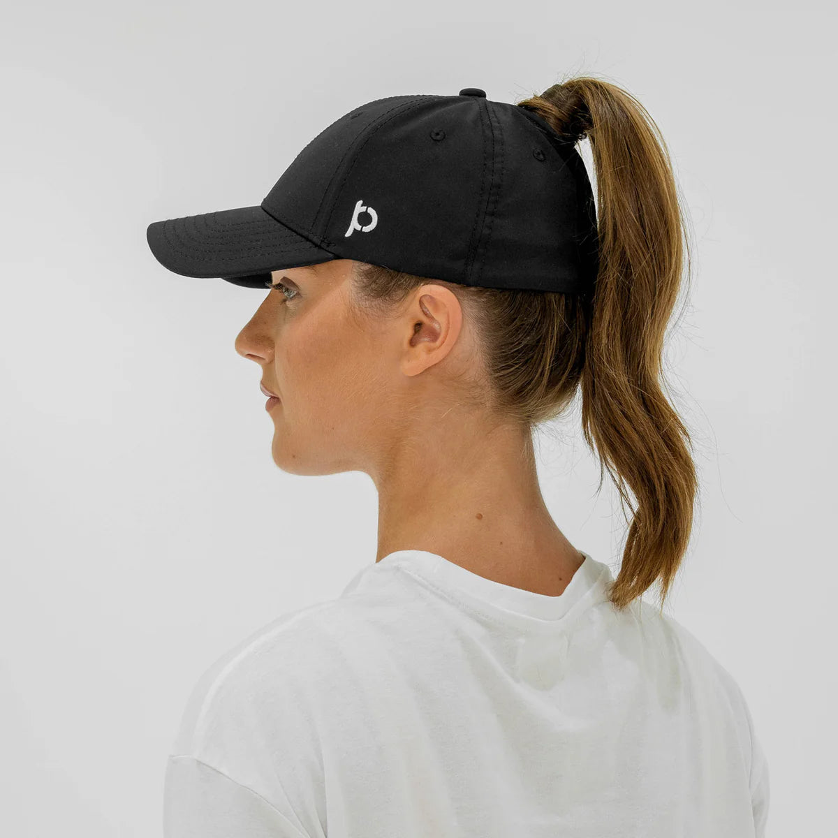 Ponycasquette en noir