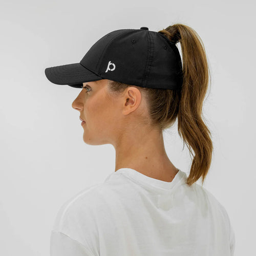 Ponycasquette en noir
