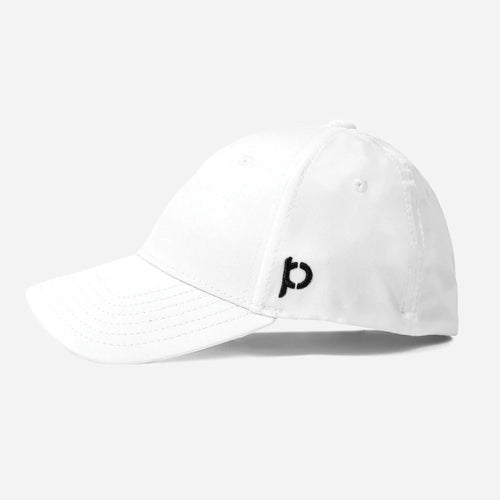 Ponycasquette en blanc